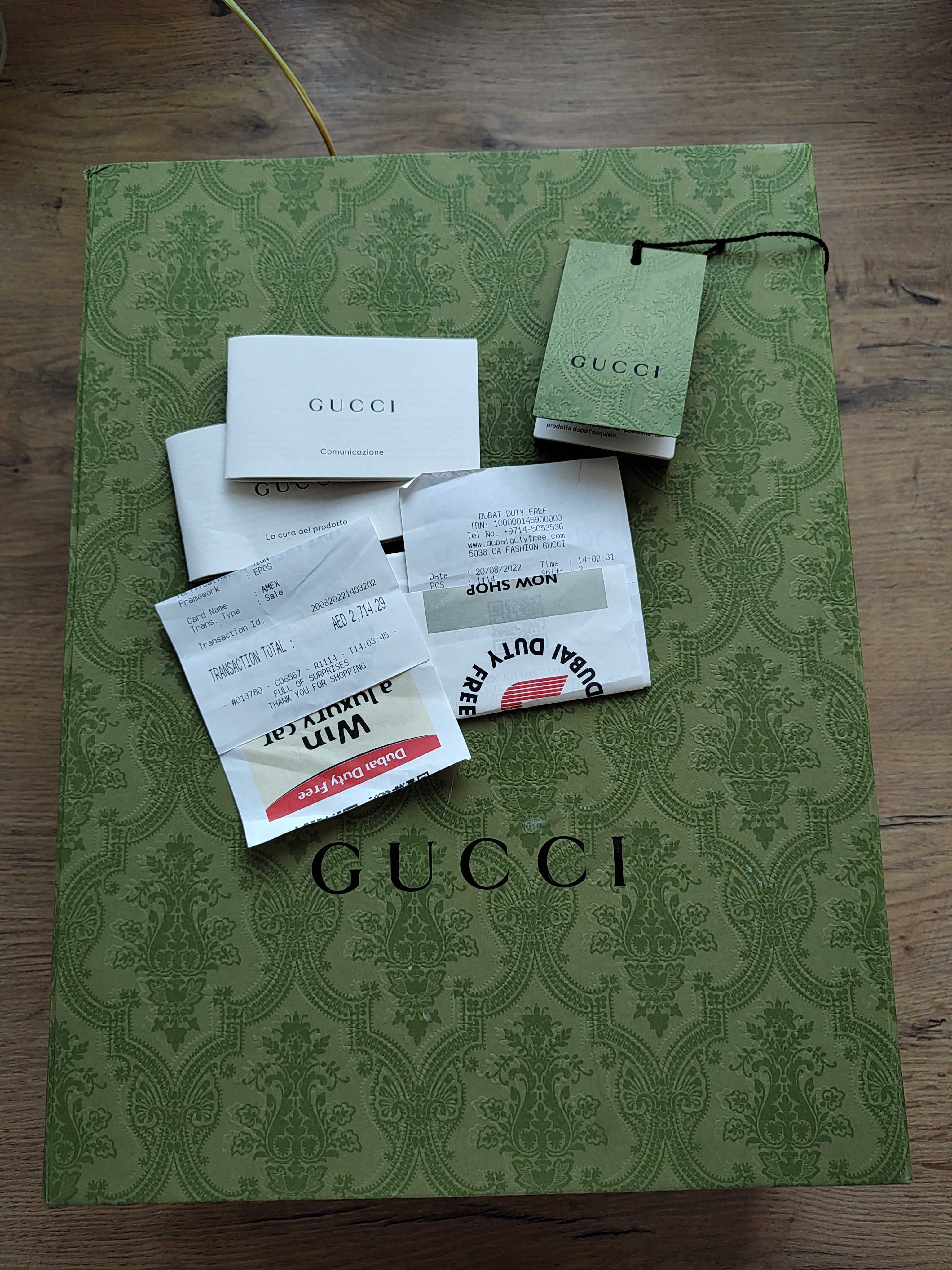 Pudełko oryginalne Gucci