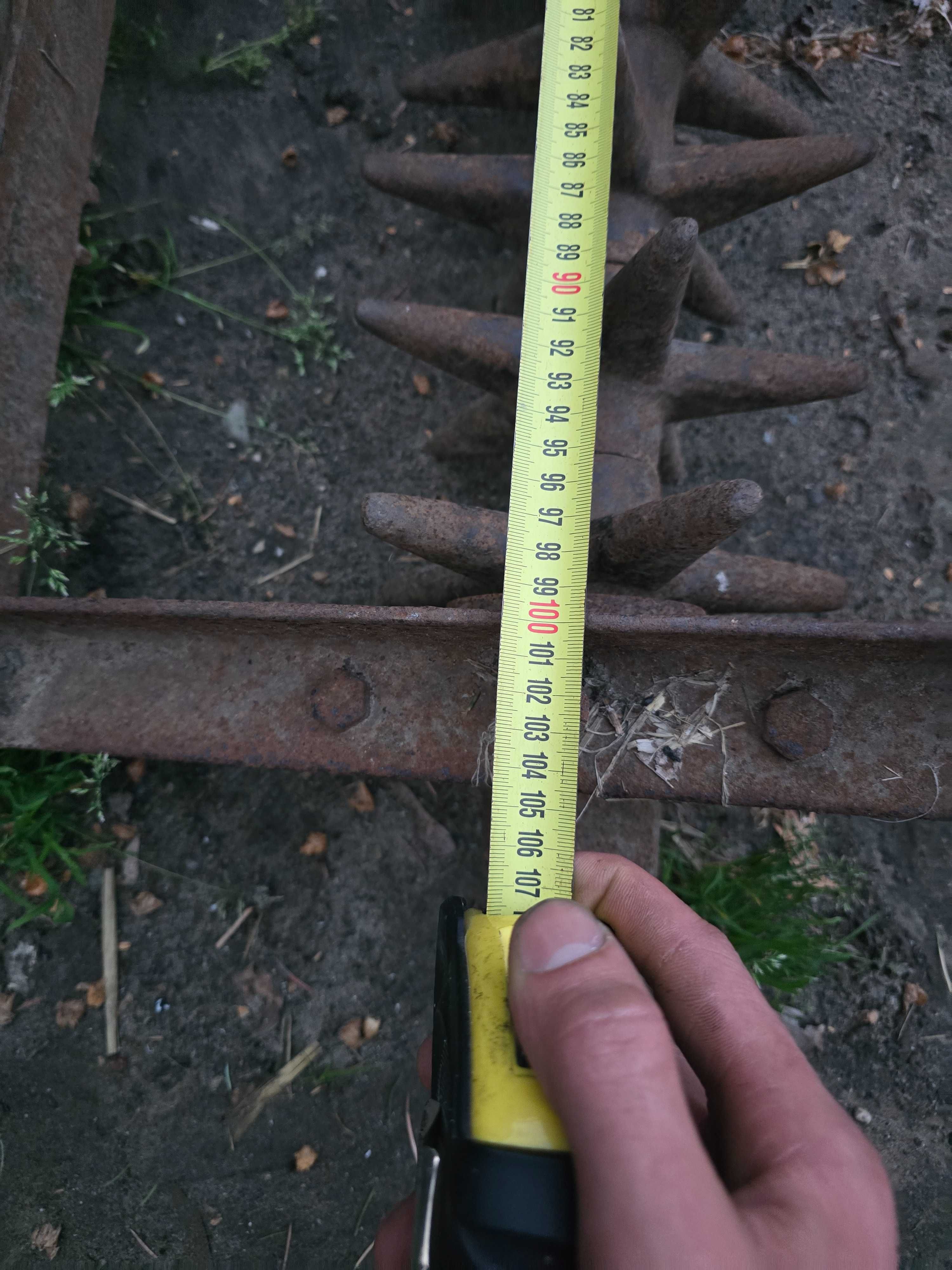 KOLCZATKA  kolce  Agregat do Uprawy  , Pługa  105 CM DŁUGA STAN SUPER