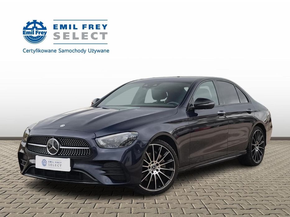 Mercedes-Benz Klasa E 220d 4Matic AMG Line, Kamery 360, Keyless, Burmester, FV-marża