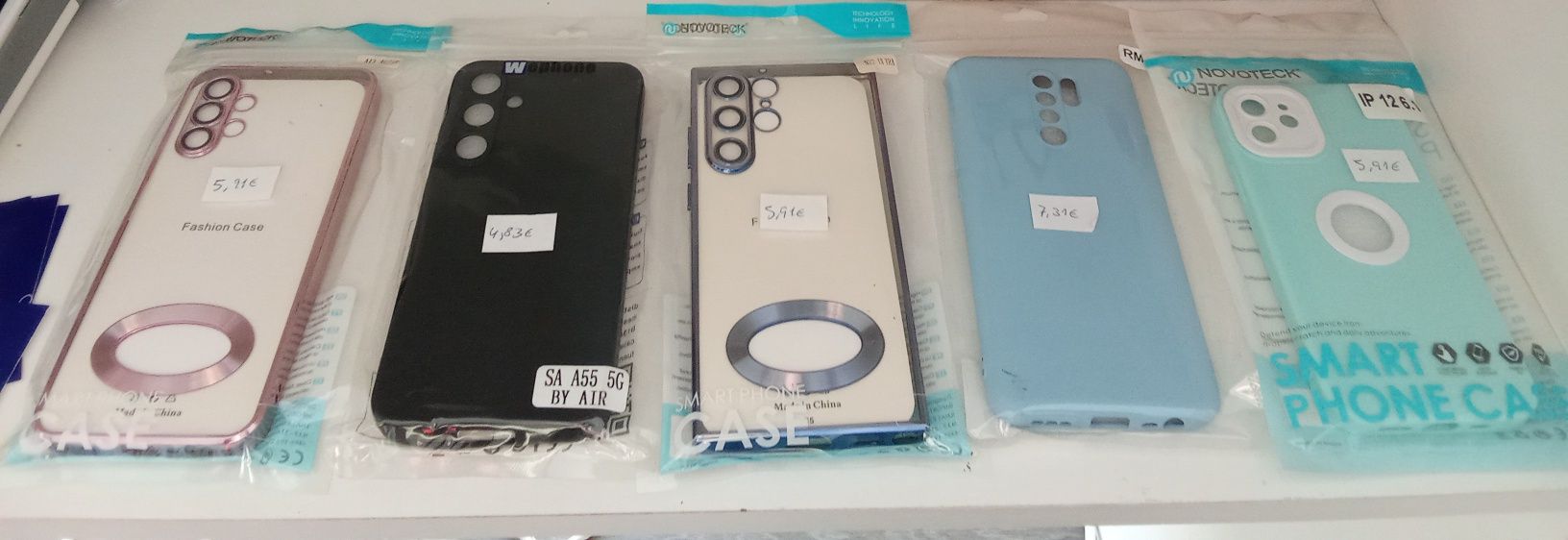 Várias capas para Samsung Xiaomi e iphone