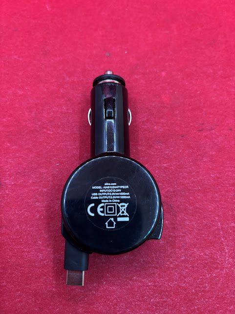 aiino aiab1u24a ładowarka samochodowa 1 usb 2.4 a z kablem usb-c
