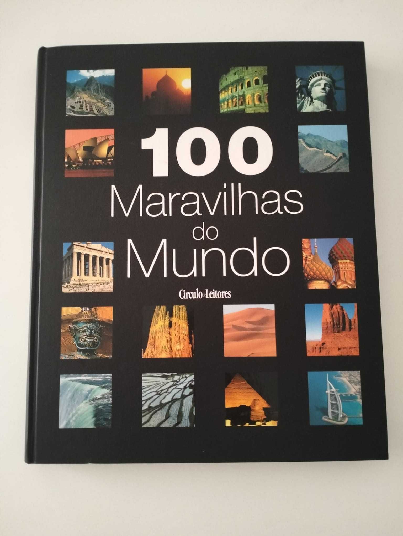 Livro "100 Maravilhas do Mundo" - Vários Autores