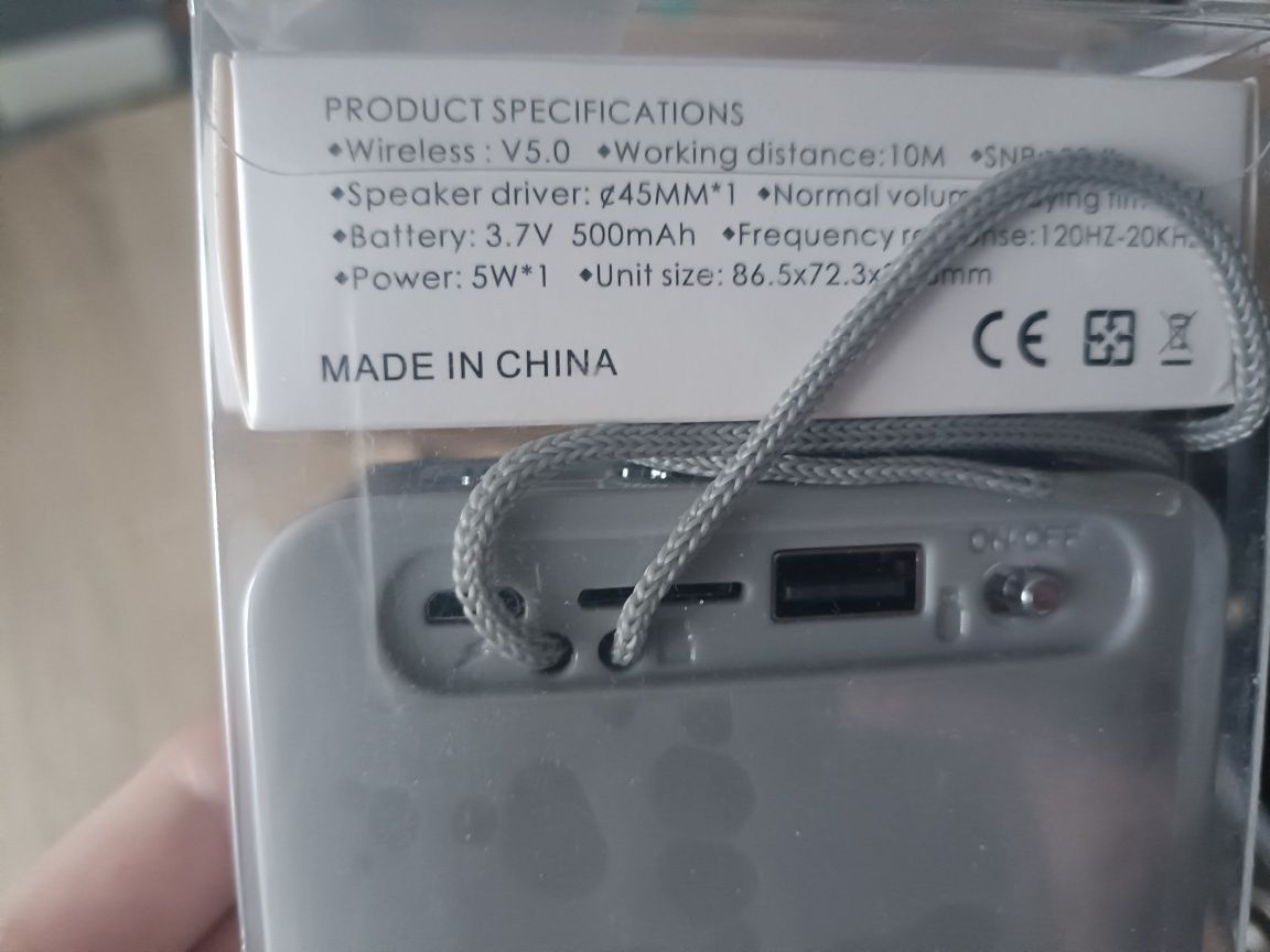 Głośnik Bluetooth Bezprzewodowy Portable Wireless Speaker TG-166