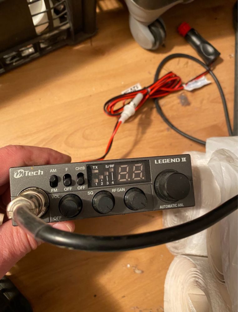 Radio Cb mtech legend 2 + gruszka + antena