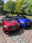 Samochód na akumulator Mercedes GLC Lakierowany 4x4 z pilotem EVA