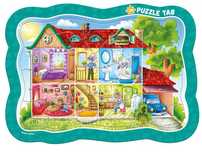 Puzzle ramkowe. Mysi domek. Roter Kafer