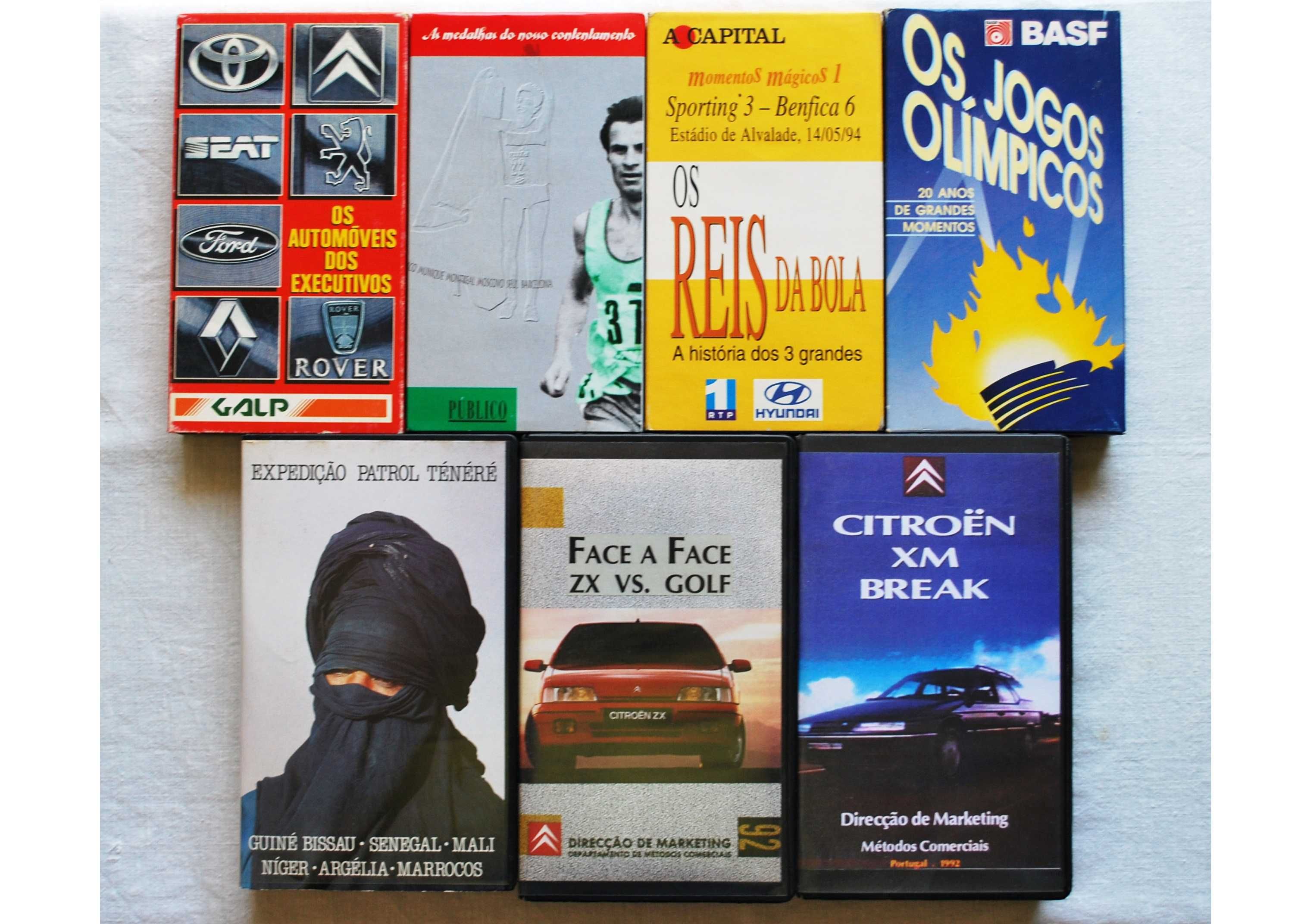 Cassetes VHS – Desporto e Automóvel