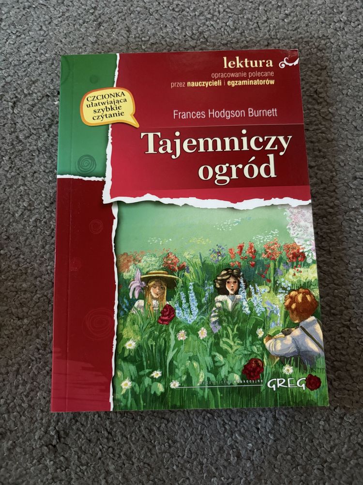 Książka „Tajemniczy ogród” Frances Hodgson Burnett