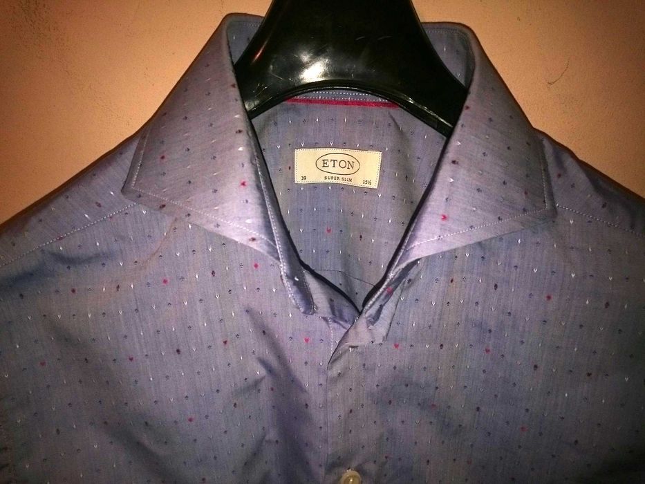 Статусная рубашка Eton (с биркой). Ворот 39.