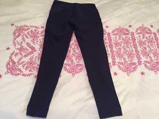 calcas azuis zara de fato tamanho xs