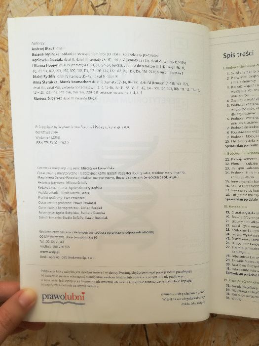 Biologia rozszerzenie repetytorium matura WSiP + kod zdasz.to