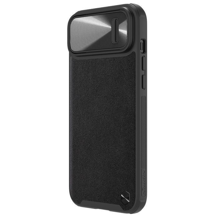 Etui Nillkin Camshield Leather S do iPhone 14 - Czarny