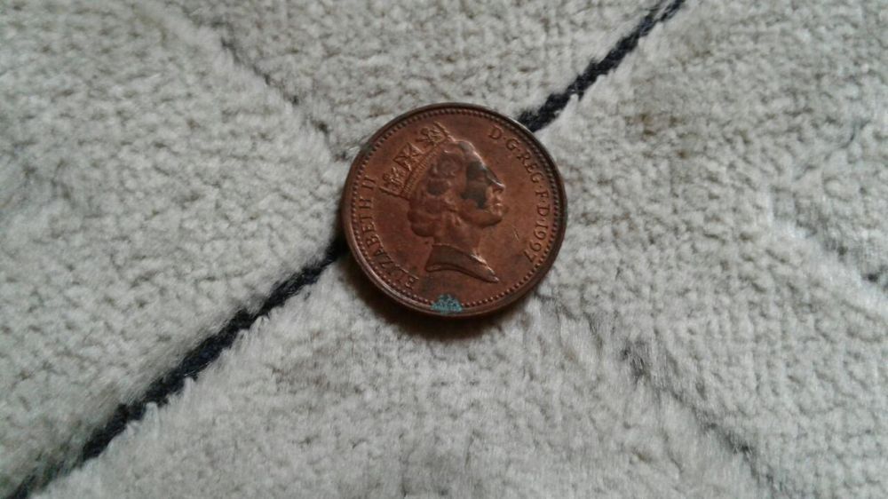 Монета One Penny 1997г.