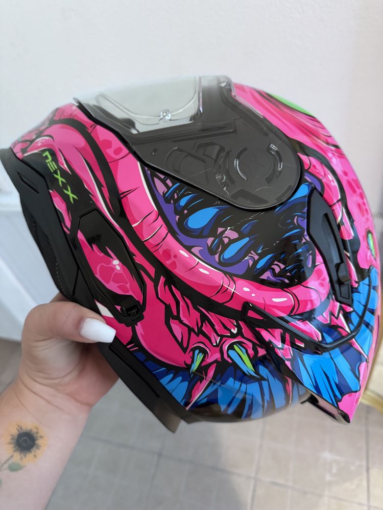 Capacete NEXX rosa