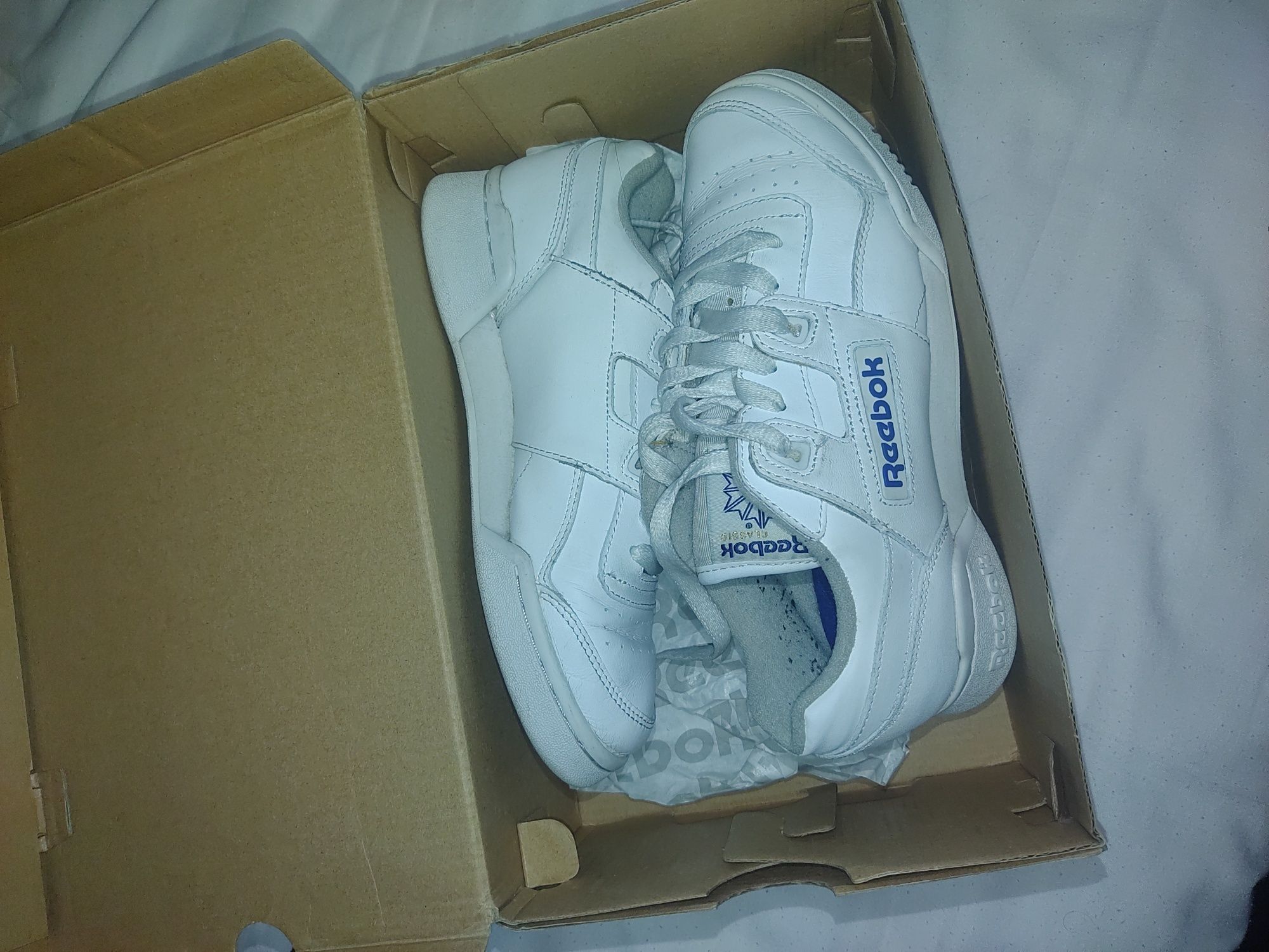 Reebok classic workout brancas tam 36