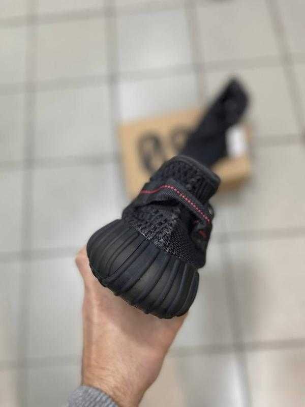 Кроссовки Adidas yeezy boost 350 Black/Адідас Ізі/Premium LUX AAA+