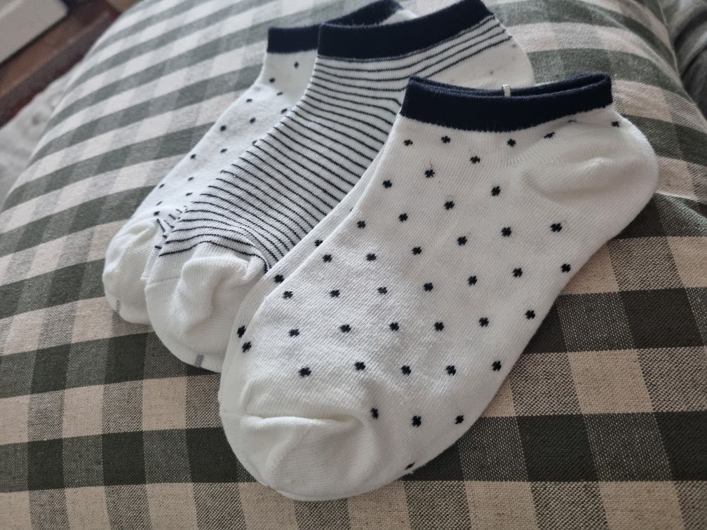 Reserved skarpety stópki nowe 3 pary 37