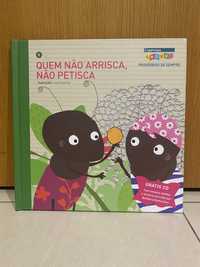 Livro “Quem não arrisca não petisca” com CD