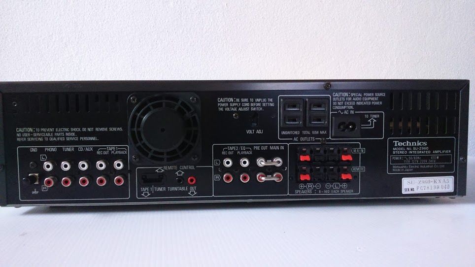 Technics amplificador