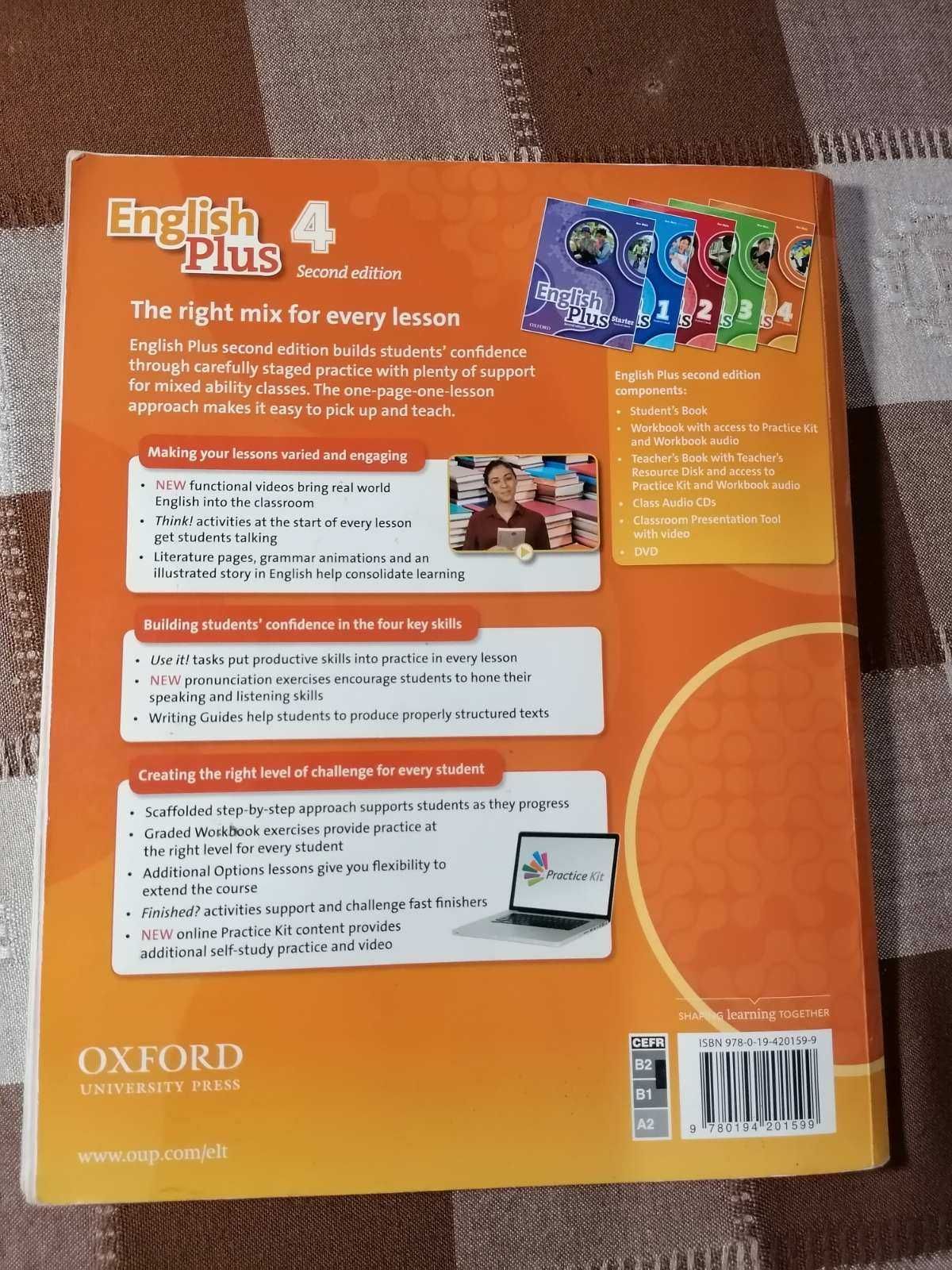 English Plus 4. Oxford.  Книжка з Англійської мови.