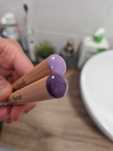 2 fioletowe kredki annabelle minerals
