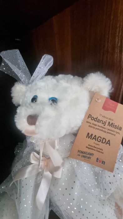 Miś TVN 2022 MAGDA Podaruj Kup Misia 17 edycja Rossmann Magdalena
