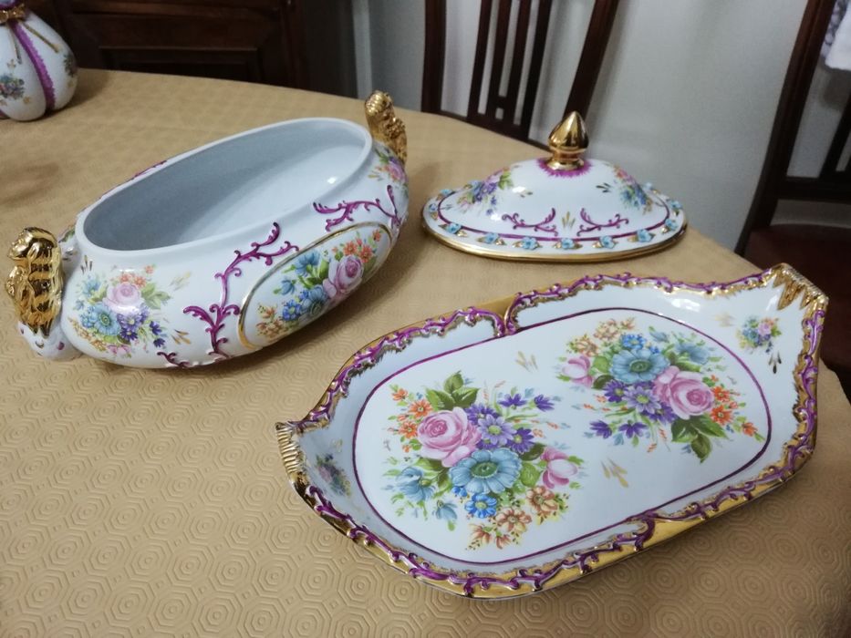Conjunto Louça Decorativa como nova