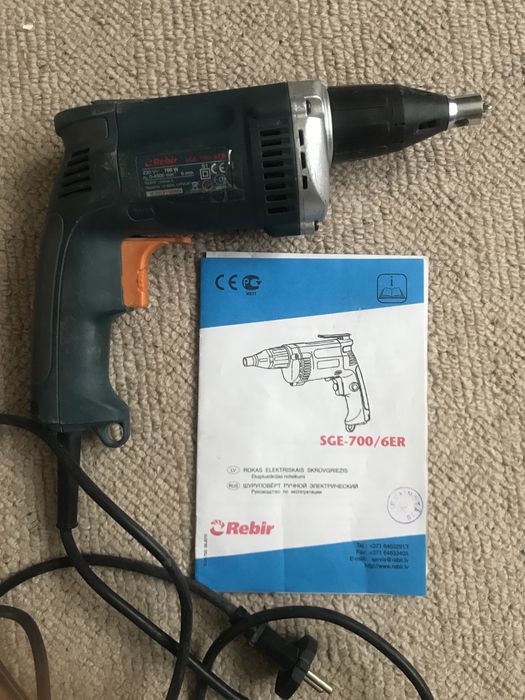 Шуруповерт сетевой REBIR SGE-700/6ER