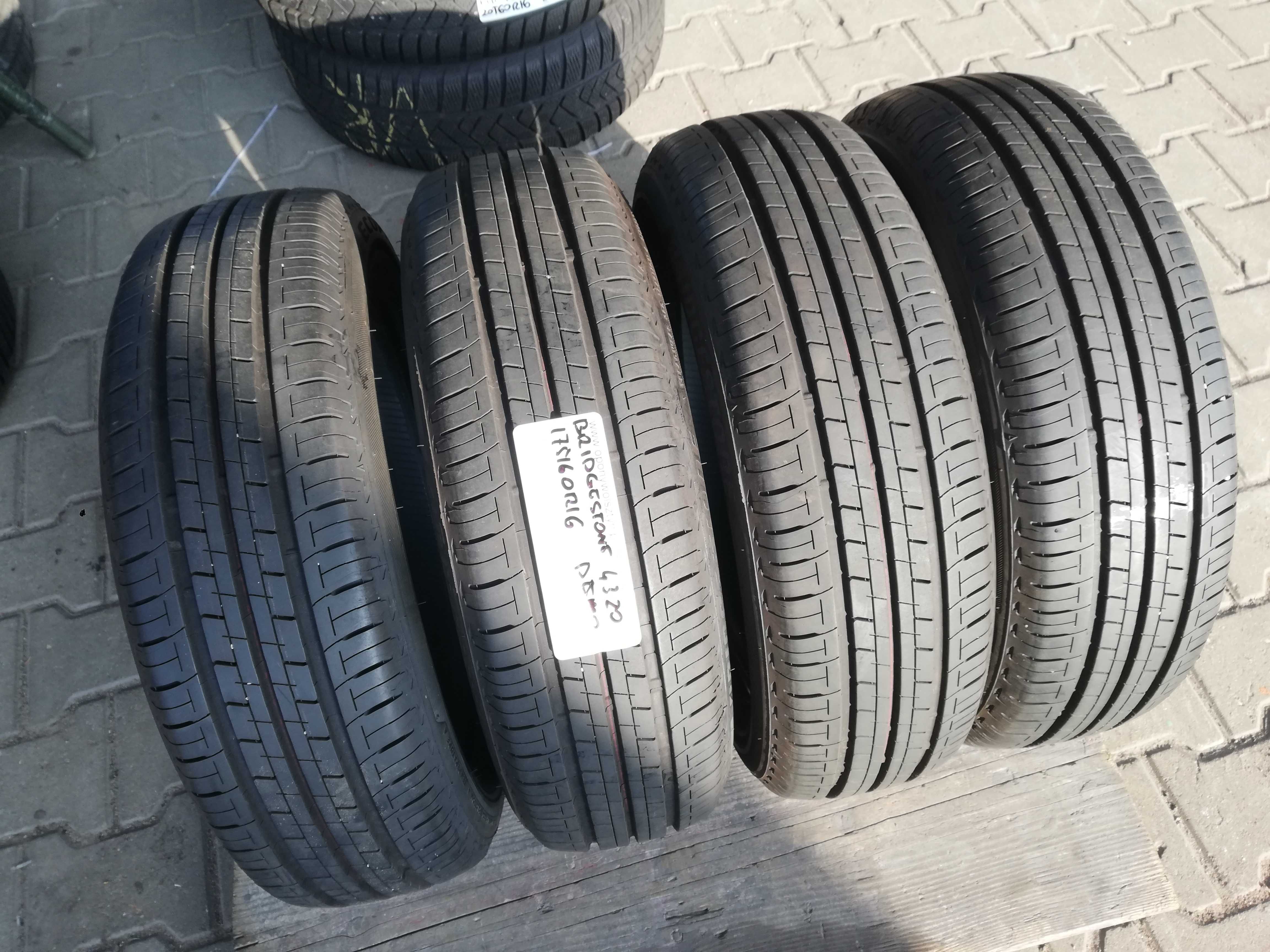 4 Nowe DEMO opony letnie 175/60R16 82H Bridgestone EP150 Mon. Wolsztyn