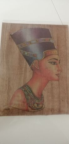 Papirus malowidło obraz ozdoba pamiątka z Egiptu