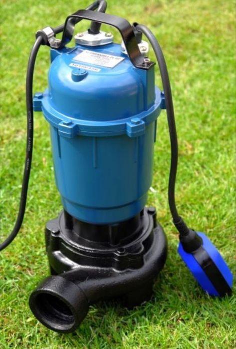 Потужний насос з ножем 2600 Вт дренажний фекальний