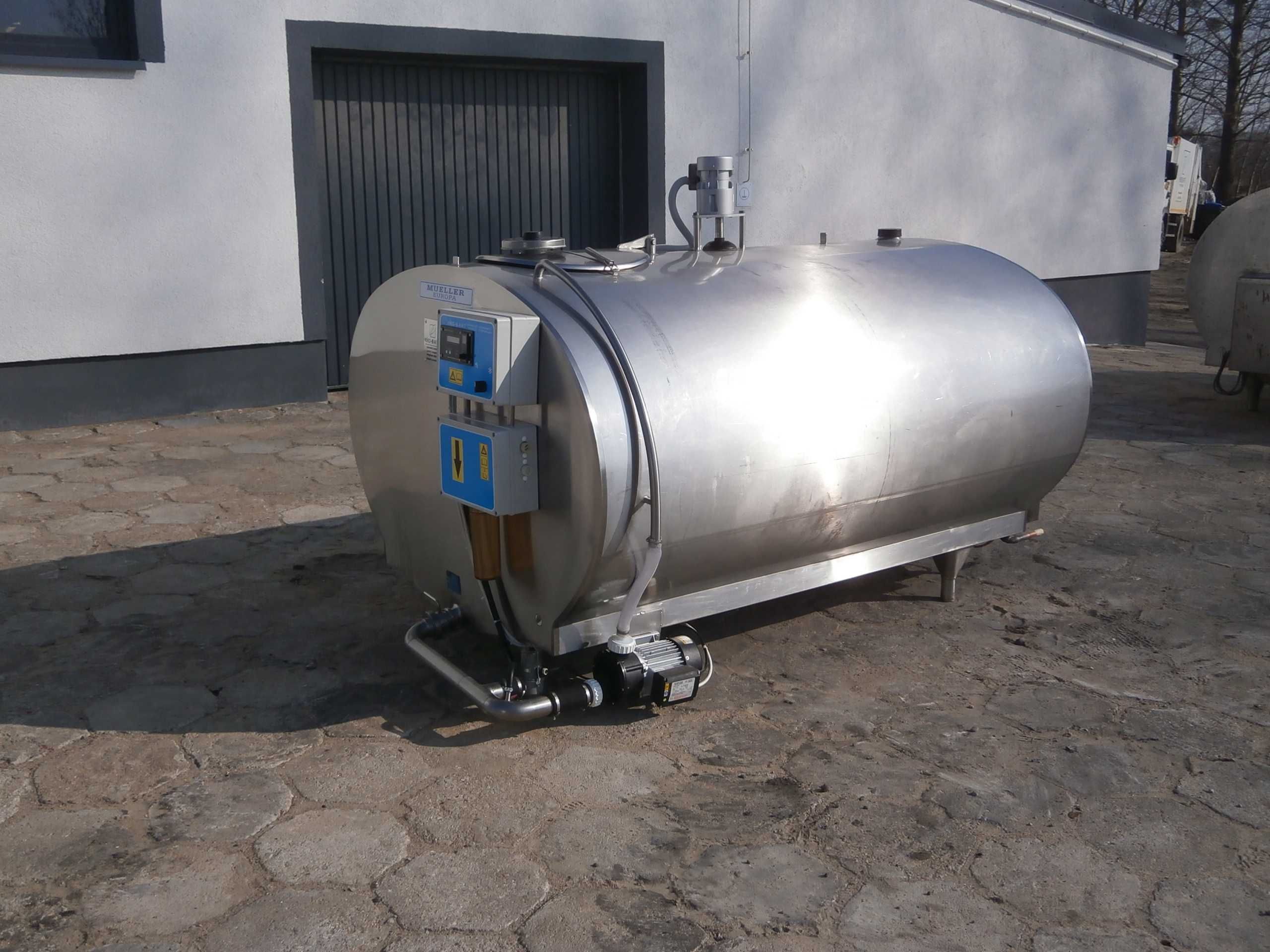 Schładzalnik zbiornik chłodnia do mleka Mueller, 2200 L nowy osprzęt