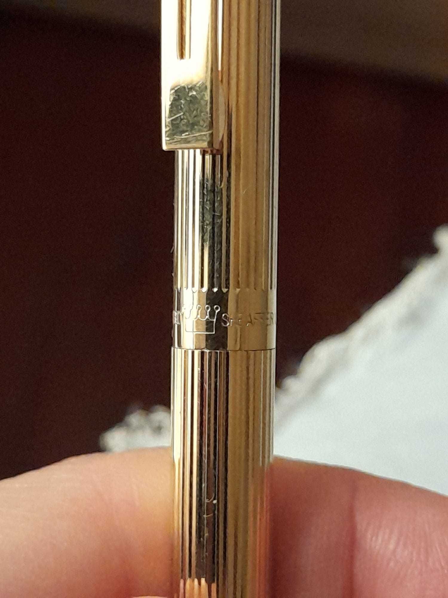Caneta esferográfica Parker vintage ouro 23K galvanizado