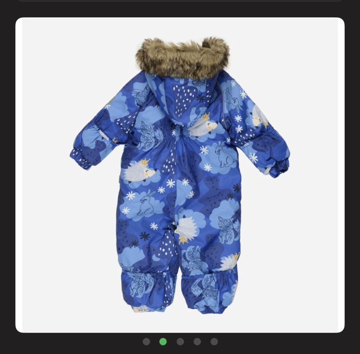 Продам зимний комбинезон Huppa 62см