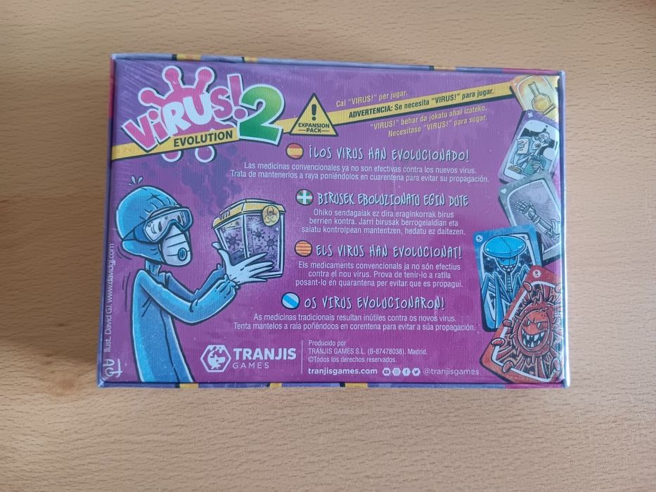 Jogo Cartas Virus 2