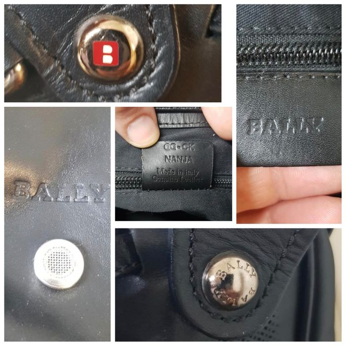 Сумка Bally натуральная кожа оригинал номерная боченок ведро тоут