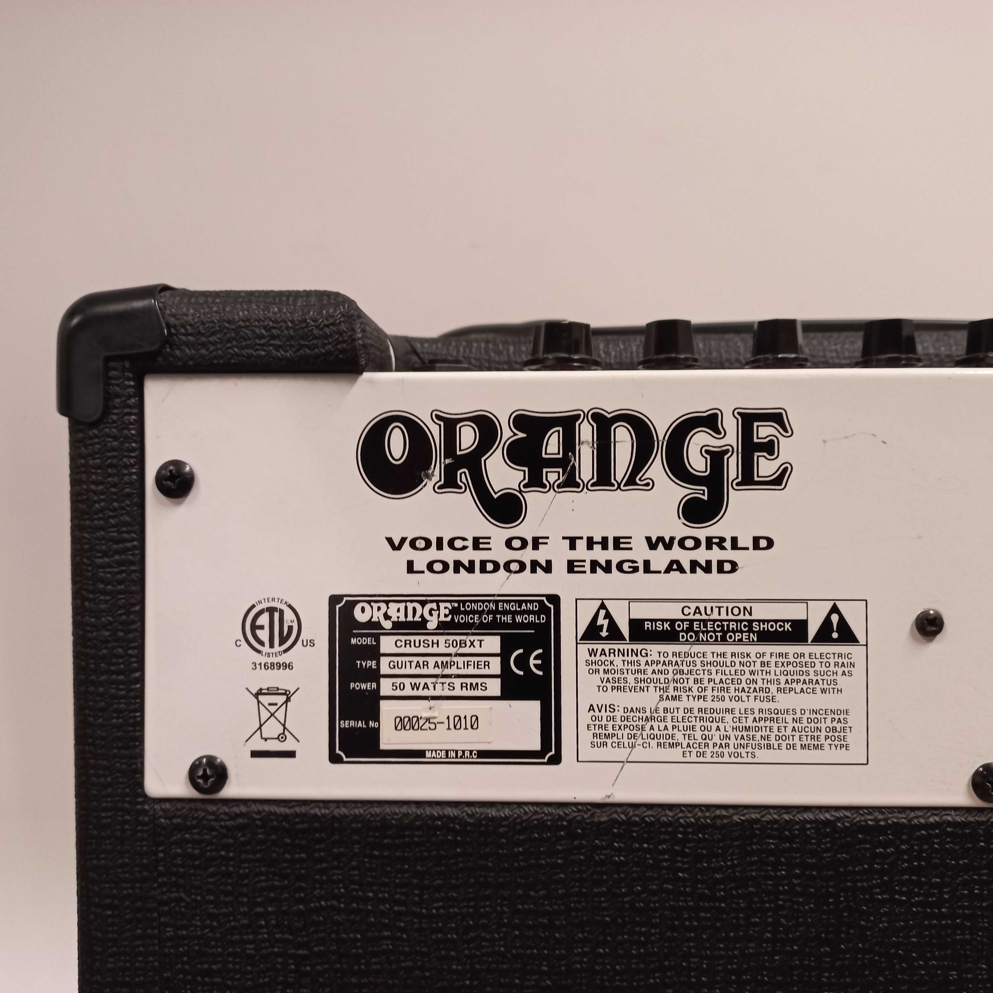 Orange Crush Bass 50 BXT combo basowe 50W