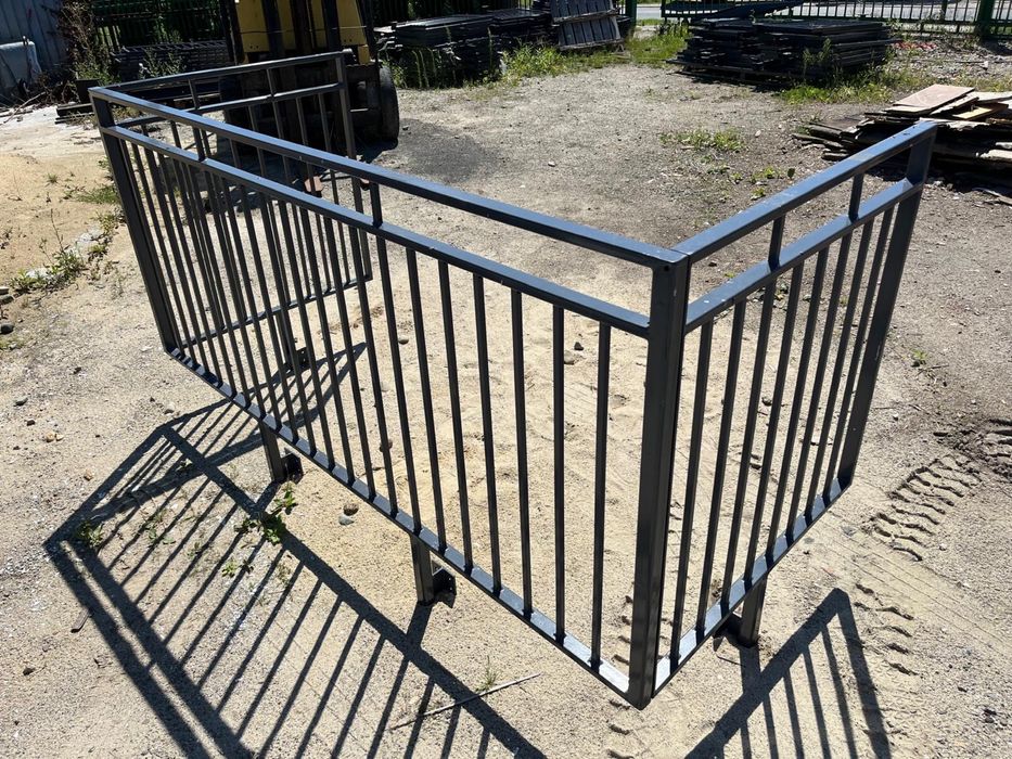 Balustrada Balkonowa Metal+ Ocynk + Kolor RAL 7024 TRWAŁA NIERDZEWNA