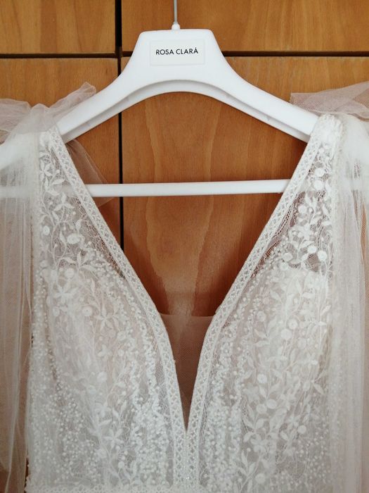 Vestido de Noiva Rosa Clará
