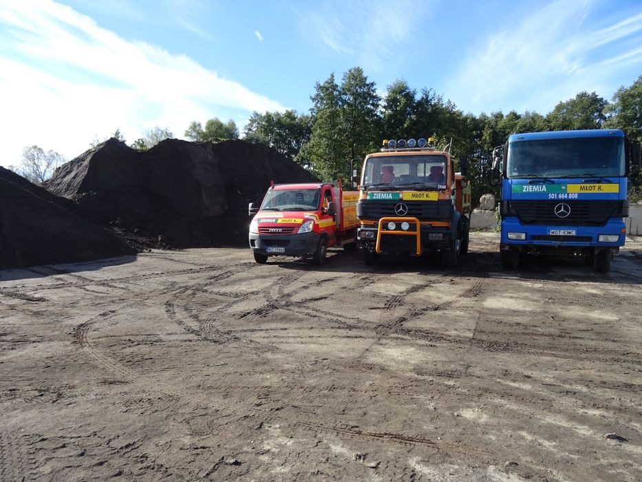 Ziemia ogrodowa, torfowa, czarnoziem, kruszywo betonowe ogrodowe piach