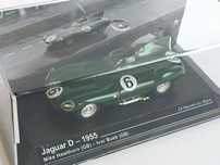 Miniatura 1:43 Jaguar D Type, vencedor das 24 Horas de Le Mans 1955