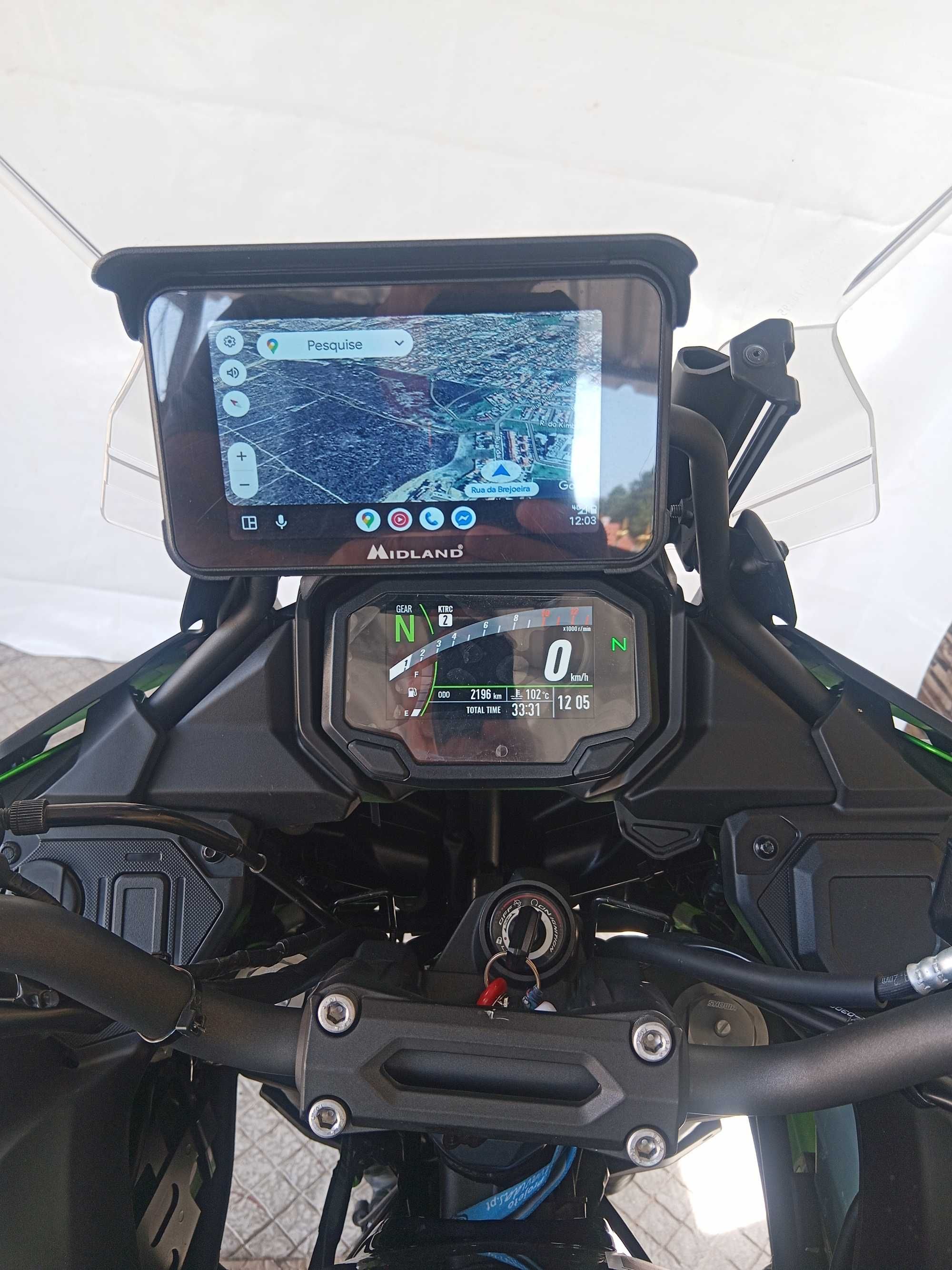 moto kawasaki versys 650 como nova so 2400 Km