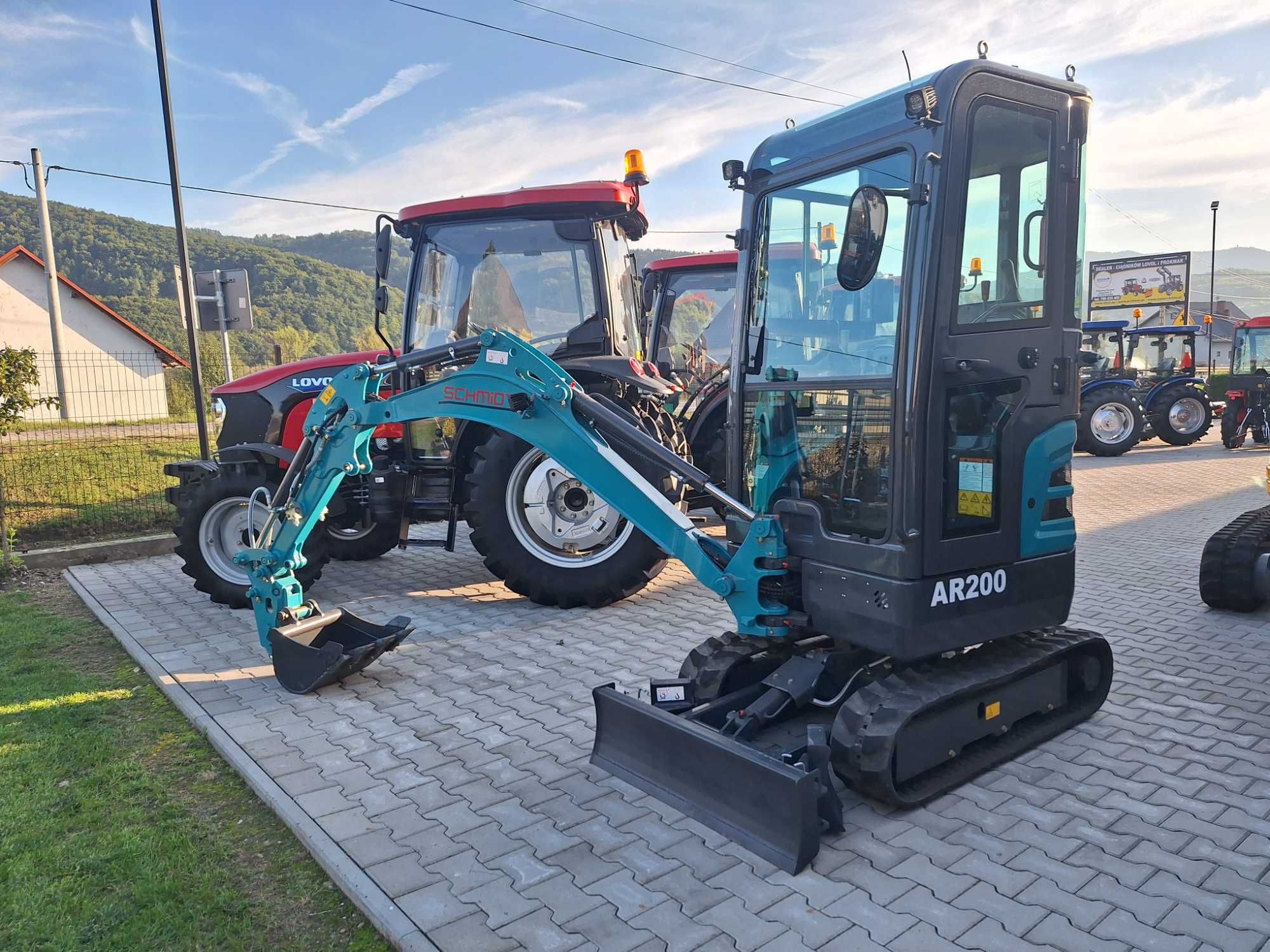 Minikoparka SCHMIDT AR200 silnik KUBOTA nowa 2025 koparka 2 tony