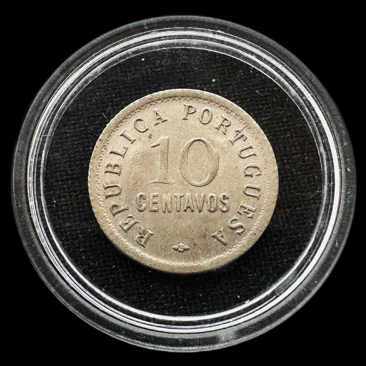 Moeda de 10 Centavos - 1923 - Angola