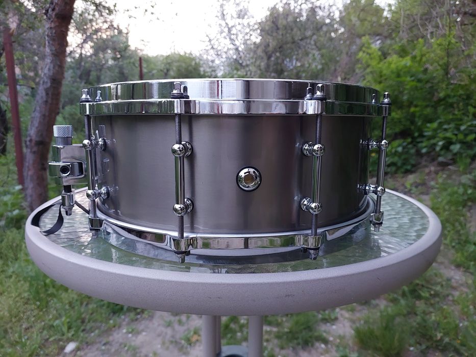 Малий барабан Dlikin Drums 14"x5.5" 4mm сталь, лита дека