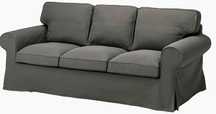 Pokrowiec sofa 3 osobowa ektorp ikea, nierozkładana