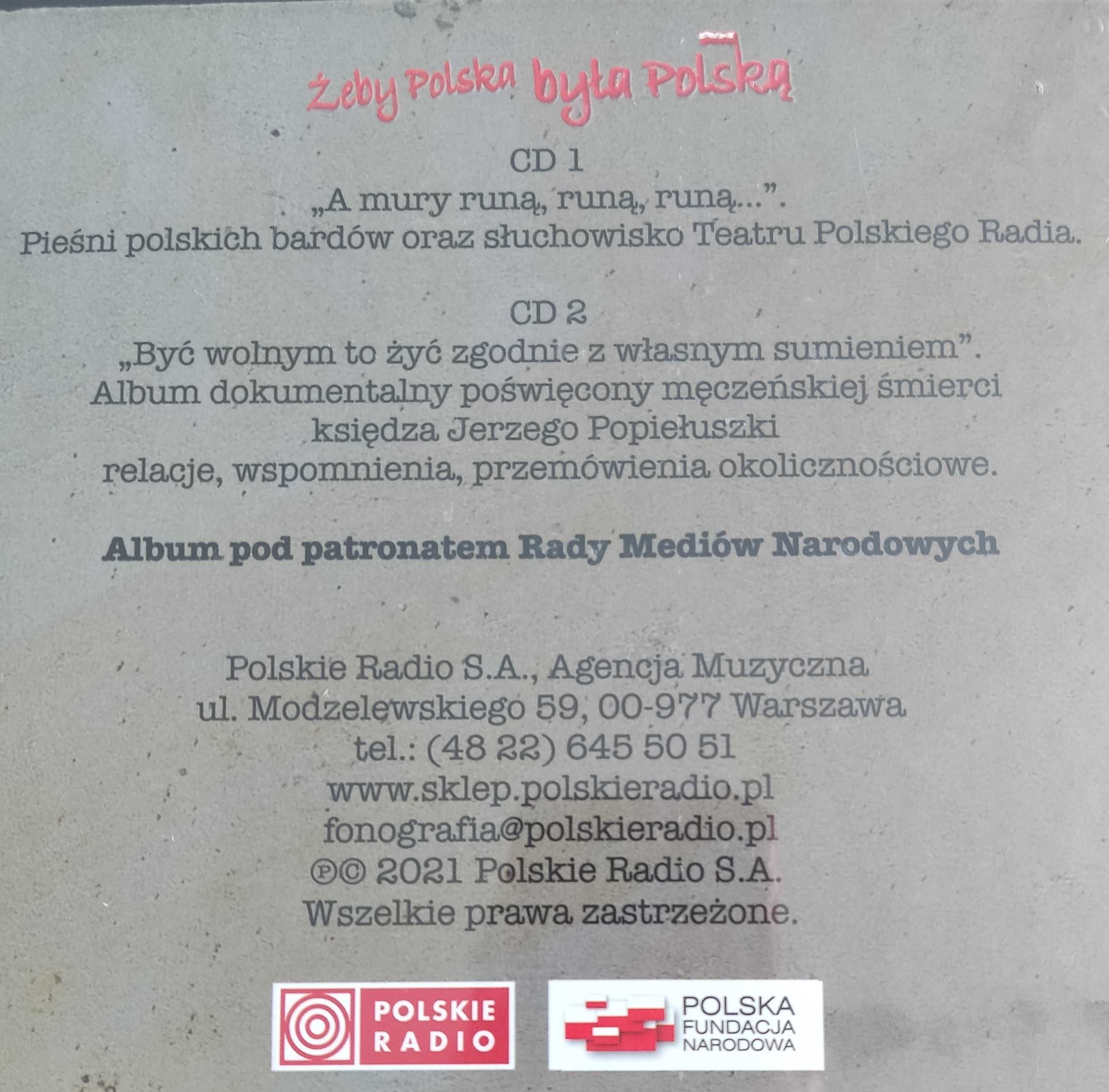 2 płyty Żeby Polska była Polską 40-lecie stanu wojennego NOWE
