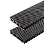 Deska tarasowa kompozytowa Standard LIDERWOOD | Antracyt | PRÓBKA 8 cm