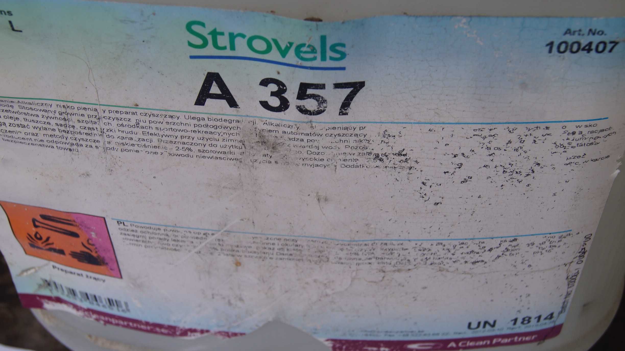 Strovels A357 do posadzki betonu klinkieru terakoty kamienia żywic 10l