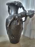 Rarytas Art Nouveau francuski  wazon  MOREAU August ur. 1831